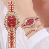 Fashion Simple Women Watches With Bracelet Set